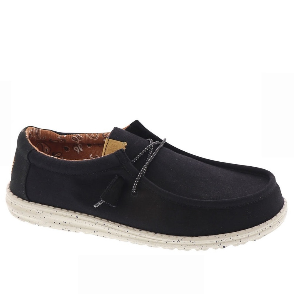 NEW MENS Hey Dude Wally Washed Canvas